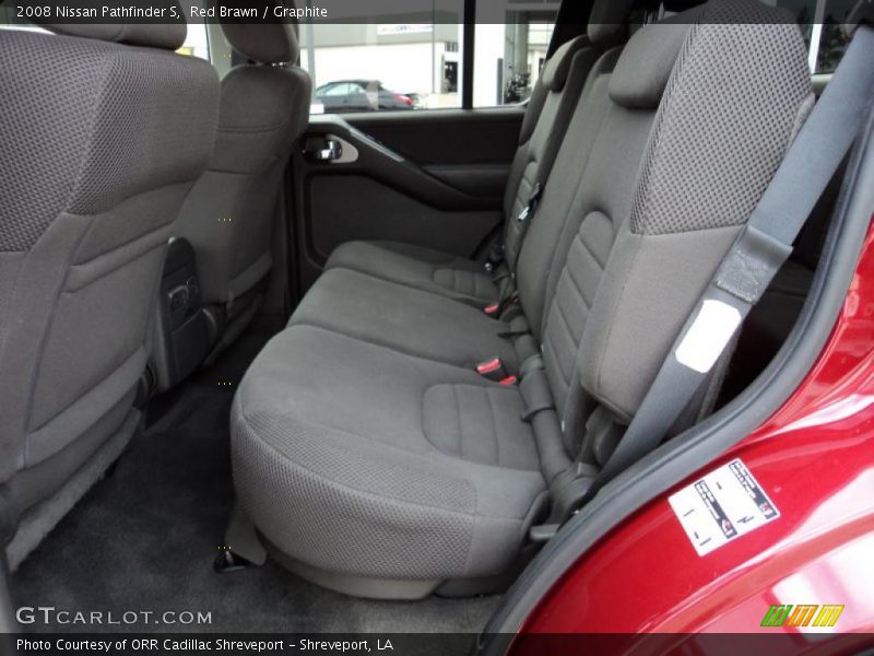 Red Brawn / Graphite 2008 Nissan Pathfinder S