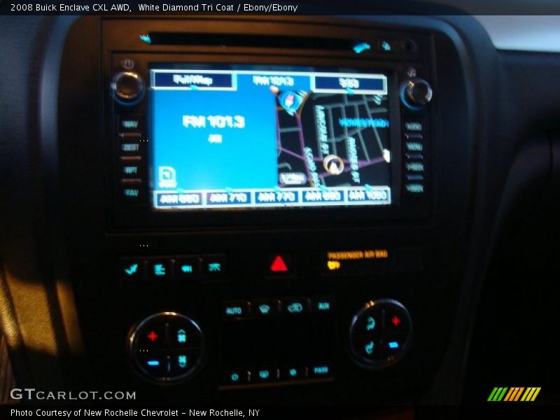 White Diamond Tri Coat / Ebony/Ebony 2008 Buick Enclave CXL AWD