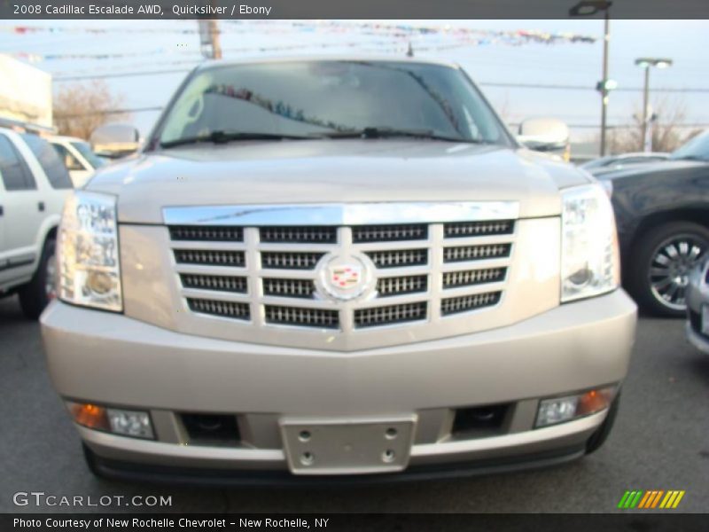 Quicksilver / Ebony 2008 Cadillac Escalade AWD