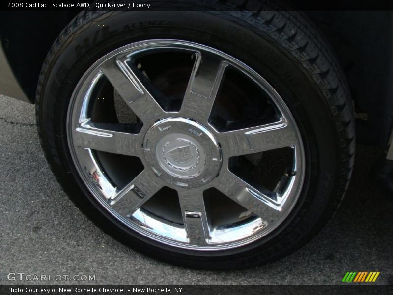 Quicksilver / Ebony 2008 Cadillac Escalade AWD