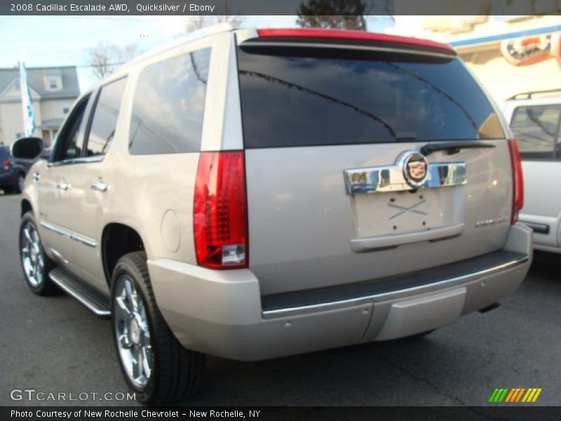 Quicksilver / Ebony 2008 Cadillac Escalade AWD