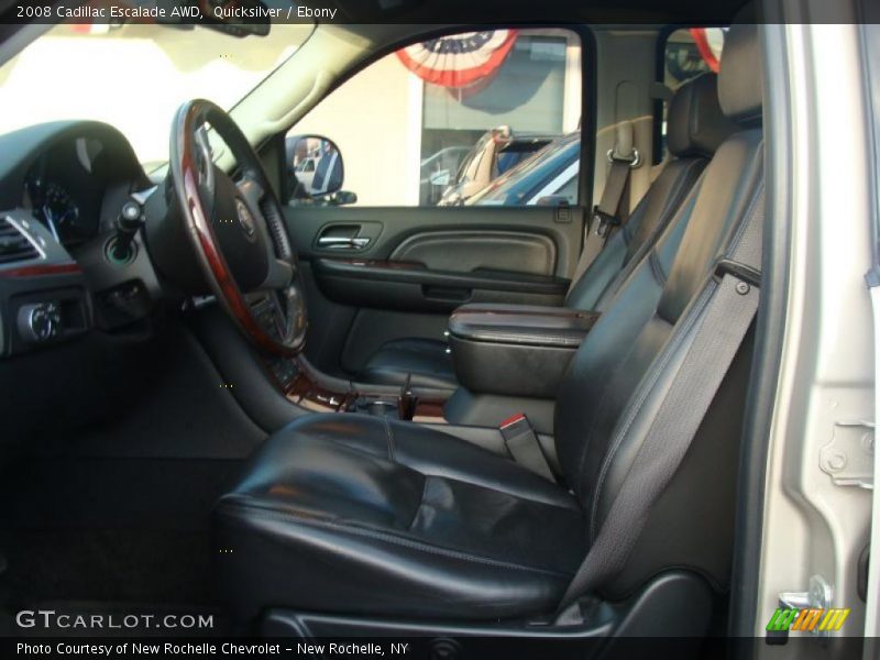 Quicksilver / Ebony 2008 Cadillac Escalade AWD