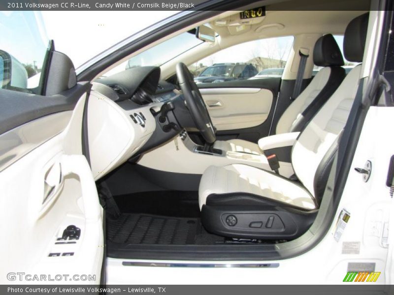  2011 CC R-Line Cornsilk Beige/Black Interior