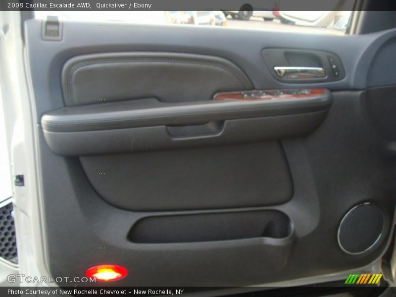 Quicksilver / Ebony 2008 Cadillac Escalade AWD