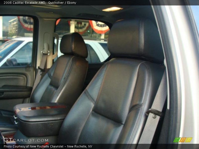 Quicksilver / Ebony 2008 Cadillac Escalade AWD