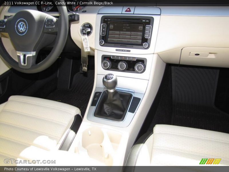 Candy White / Cornsilk Beige/Black 2011 Volkswagen CC R-Line