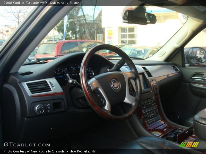 Quicksilver / Ebony 2008 Cadillac Escalade AWD