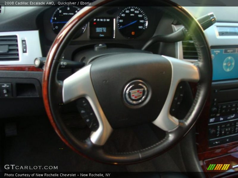 Quicksilver / Ebony 2008 Cadillac Escalade AWD
