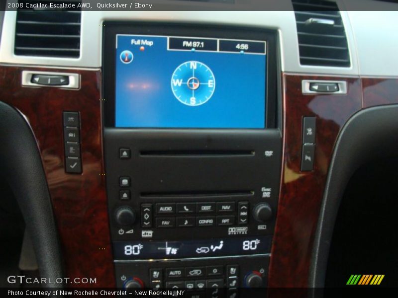 Quicksilver / Ebony 2008 Cadillac Escalade AWD
