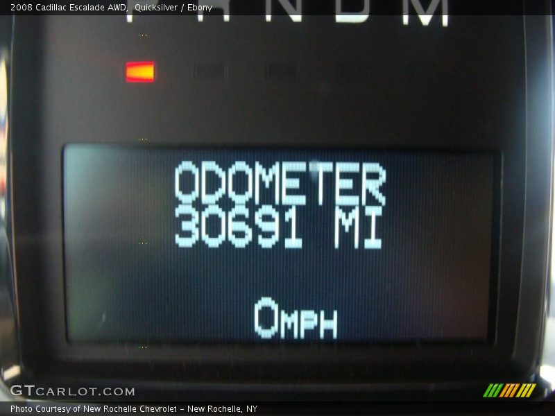 Quicksilver / Ebony 2008 Cadillac Escalade AWD