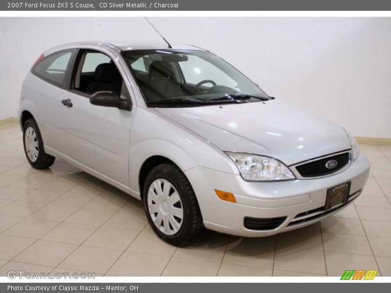 CD Silver Metallic / Charcoal 2007 Ford Focus ZX3 S Coupe