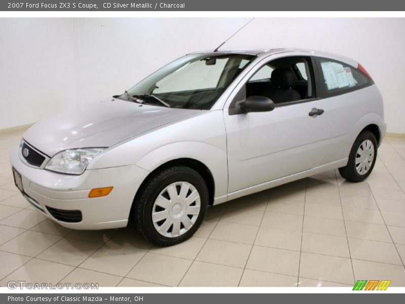 CD Silver Metallic / Charcoal 2007 Ford Focus ZX3 S Coupe