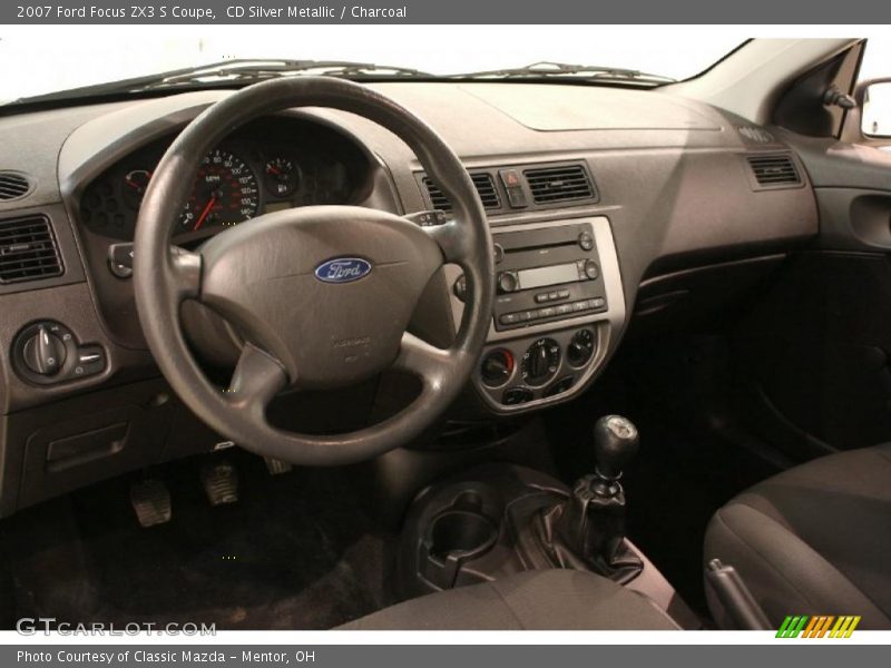 CD Silver Metallic / Charcoal 2007 Ford Focus ZX3 S Coupe