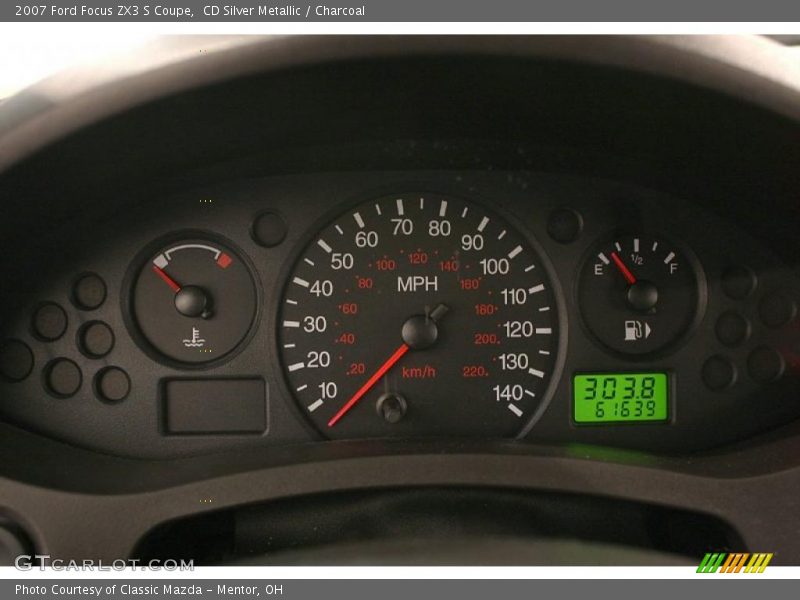 CD Silver Metallic / Charcoal 2007 Ford Focus ZX3 S Coupe