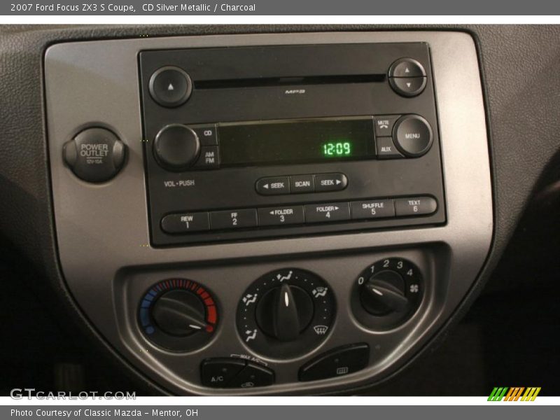 CD Silver Metallic / Charcoal 2007 Ford Focus ZX3 S Coupe
