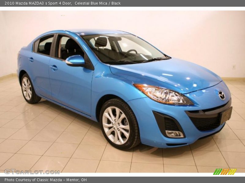 Front 3/4 View of 2010 MAZDA3 s Sport 4 Door