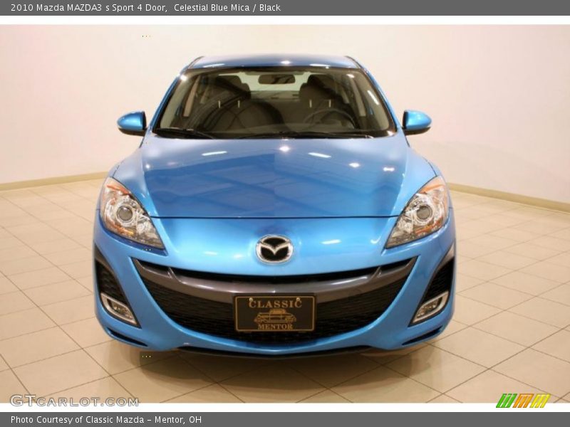Celestial Blue Mica / Black 2010 Mazda MAZDA3 s Sport 4 Door