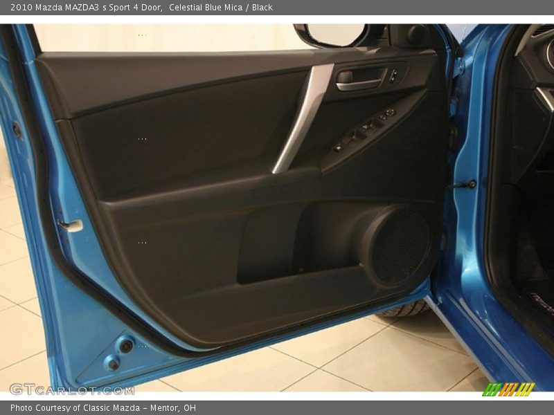 Celestial Blue Mica / Black 2010 Mazda MAZDA3 s Sport 4 Door