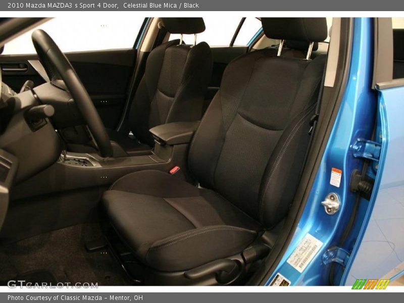 Celestial Blue Mica / Black 2010 Mazda MAZDA3 s Sport 4 Door