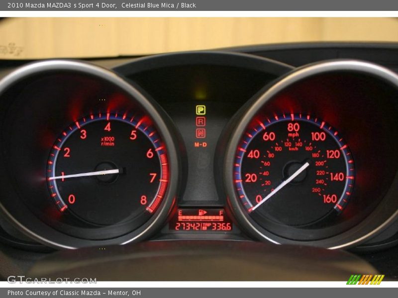  2010 MAZDA3 s Sport 4 Door s Sport 4 Door Gauges