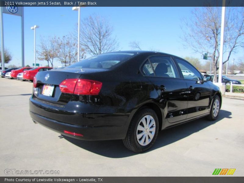 Black / Titan Black 2011 Volkswagen Jetta S Sedan