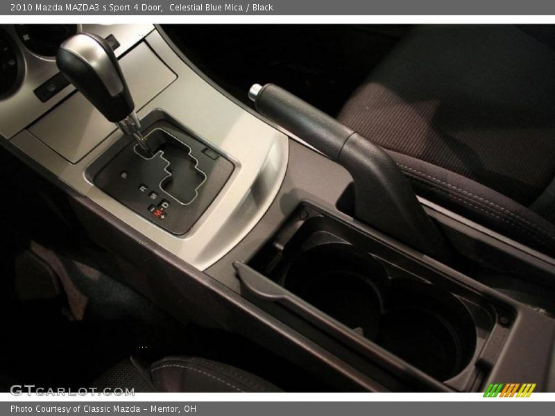 Celestial Blue Mica / Black 2010 Mazda MAZDA3 s Sport 4 Door