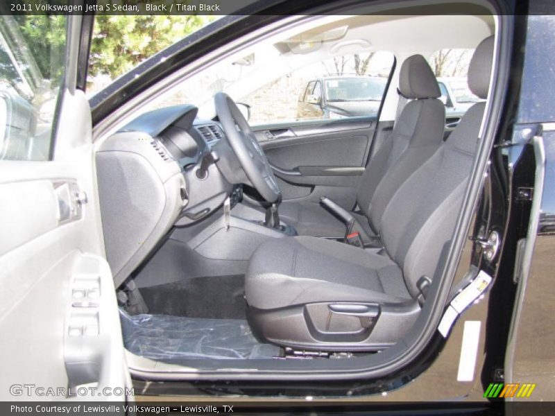 Black / Titan Black 2011 Volkswagen Jetta S Sedan
