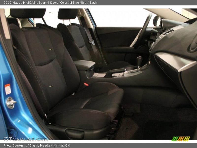 Celestial Blue Mica / Black 2010 Mazda MAZDA3 s Sport 4 Door