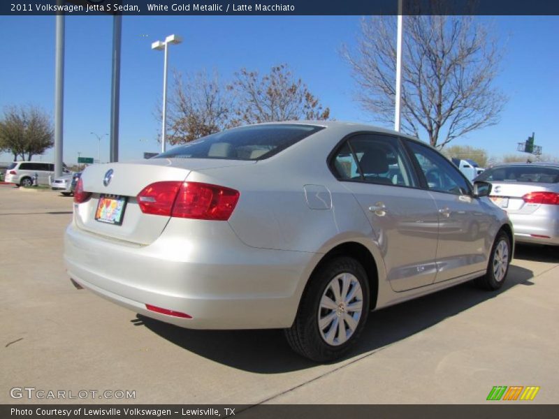 White Gold Metallic / Latte Macchiato 2011 Volkswagen Jetta S Sedan