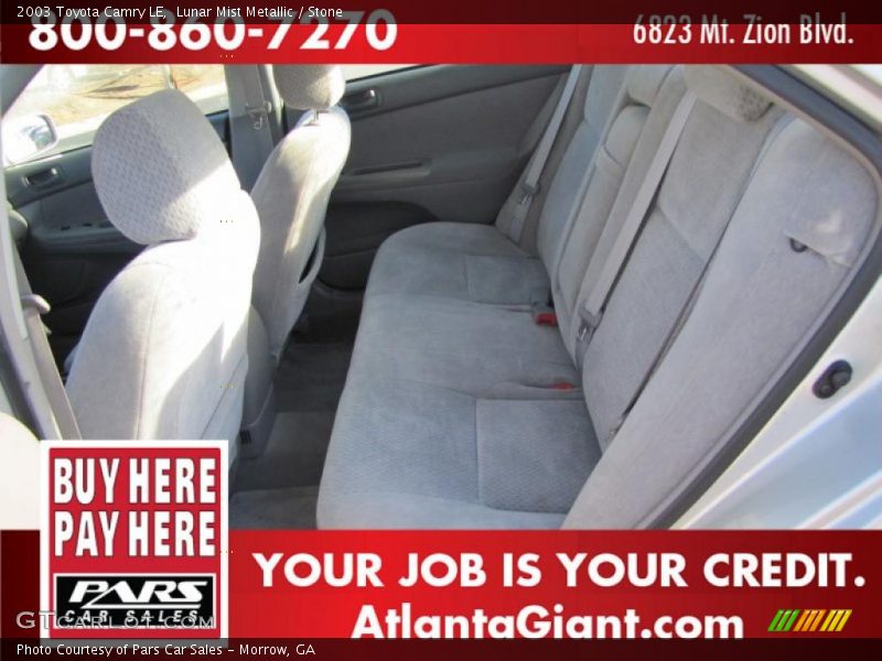 Lunar Mist Metallic / Stone 2003 Toyota Camry LE
