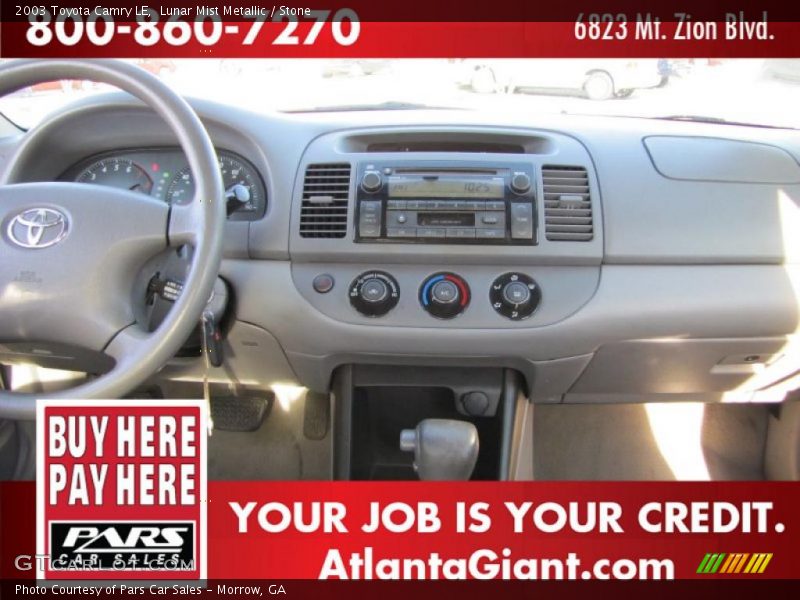 Lunar Mist Metallic / Stone 2003 Toyota Camry LE