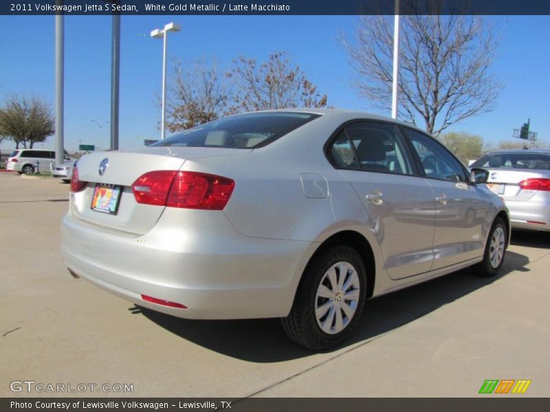 White Gold Metallic / Latte Macchiato 2011 Volkswagen Jetta S Sedan