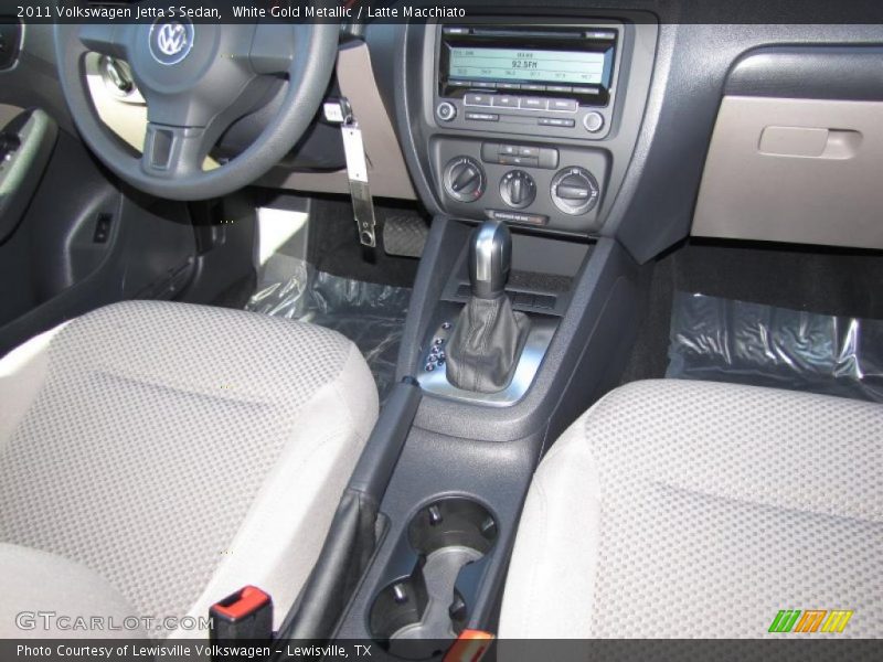 White Gold Metallic / Latte Macchiato 2011 Volkswagen Jetta S Sedan