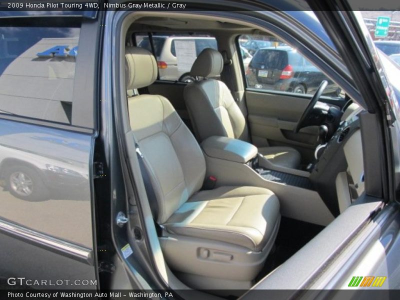 Nimbus Gray Metallic / Gray 2009 Honda Pilot Touring 4WD