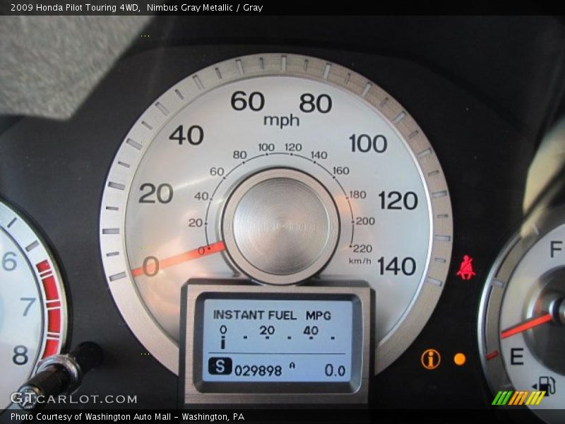 Nimbus Gray Metallic / Gray 2009 Honda Pilot Touring 4WD