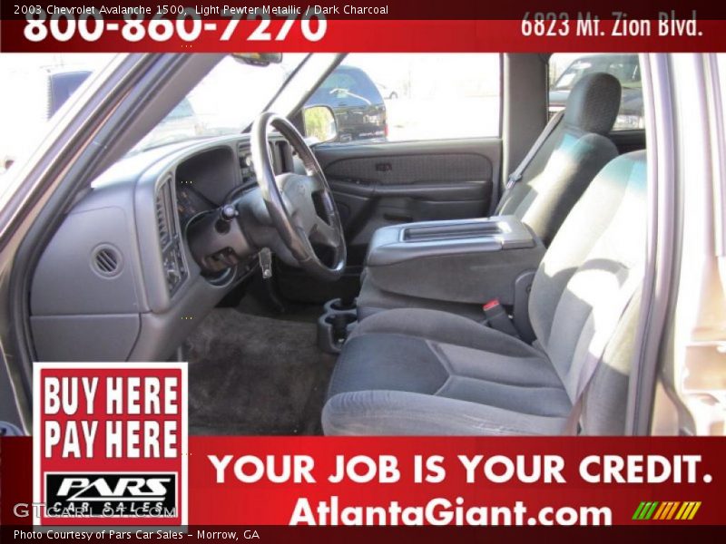 Light Pewter Metallic / Dark Charcoal 2003 Chevrolet Avalanche 1500
