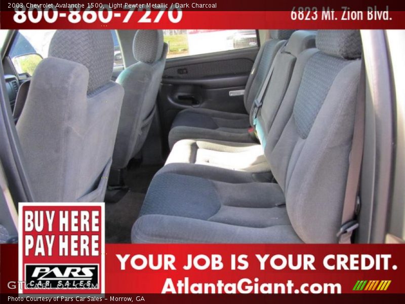 Light Pewter Metallic / Dark Charcoal 2003 Chevrolet Avalanche 1500