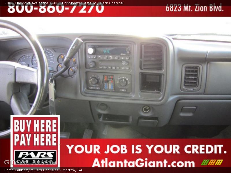 Light Pewter Metallic / Dark Charcoal 2003 Chevrolet Avalanche 1500