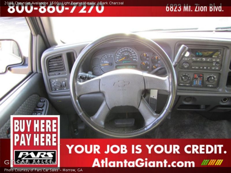 Light Pewter Metallic / Dark Charcoal 2003 Chevrolet Avalanche 1500