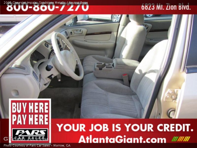 Sandstone Metallic / Neutral Beige 2005 Chevrolet Impala