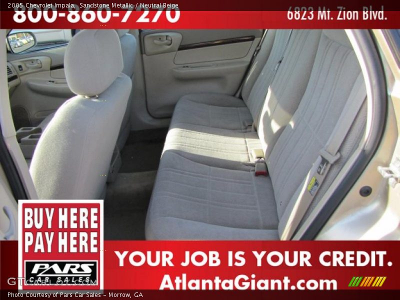 Sandstone Metallic / Neutral Beige 2005 Chevrolet Impala