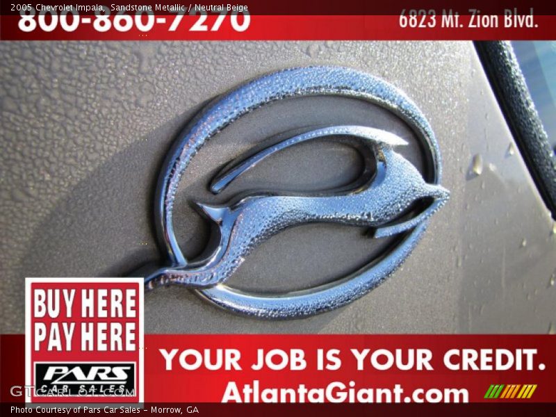 Sandstone Metallic / Neutral Beige 2005 Chevrolet Impala