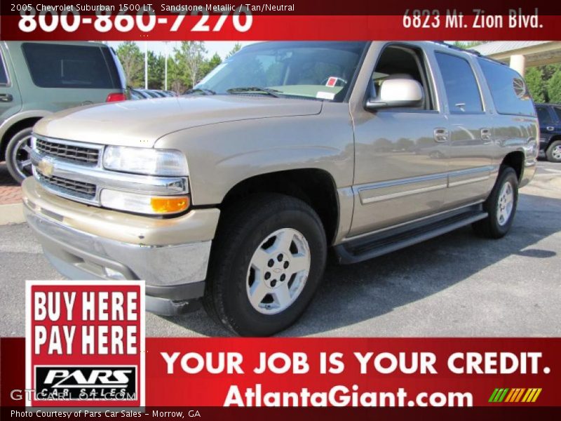 Sandstone Metallic / Tan/Neutral 2005 Chevrolet Suburban 1500 LT