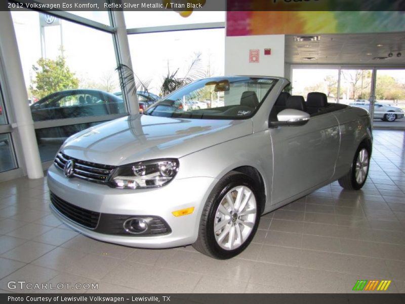 Reflex Silver Metallic / Titan Black 2012 Volkswagen Eos Komfort