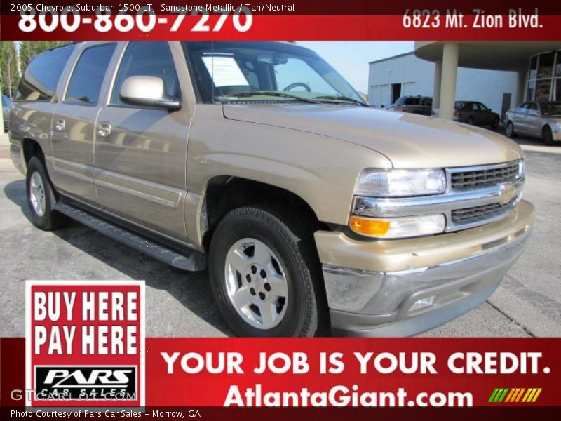Sandstone Metallic / Tan/Neutral 2005 Chevrolet Suburban 1500 LT