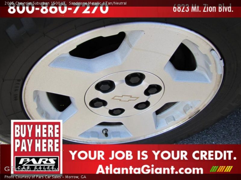 Sandstone Metallic / Tan/Neutral 2005 Chevrolet Suburban 1500 LT