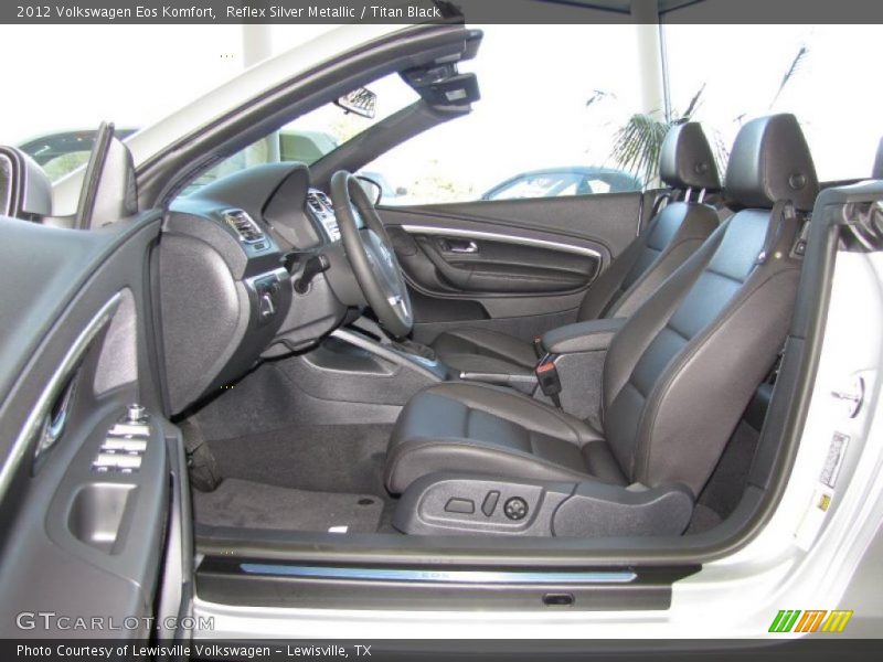 Reflex Silver Metallic / Titan Black 2012 Volkswagen Eos Komfort