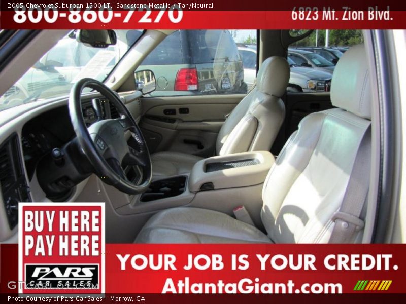 Sandstone Metallic / Tan/Neutral 2005 Chevrolet Suburban 1500 LT