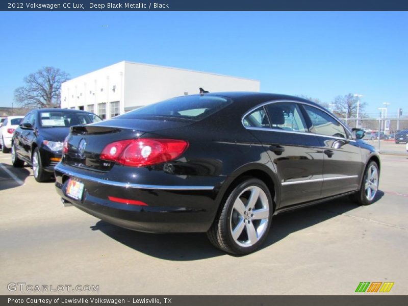 Deep Black Metallic / Black 2012 Volkswagen CC Lux
