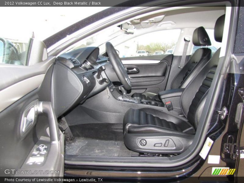Deep Black Metallic / Black 2012 Volkswagen CC Lux